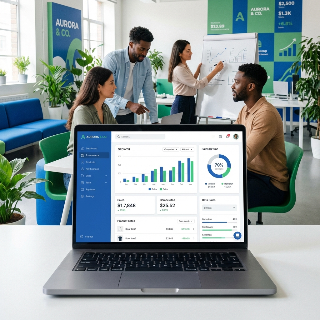 Thriving online store team